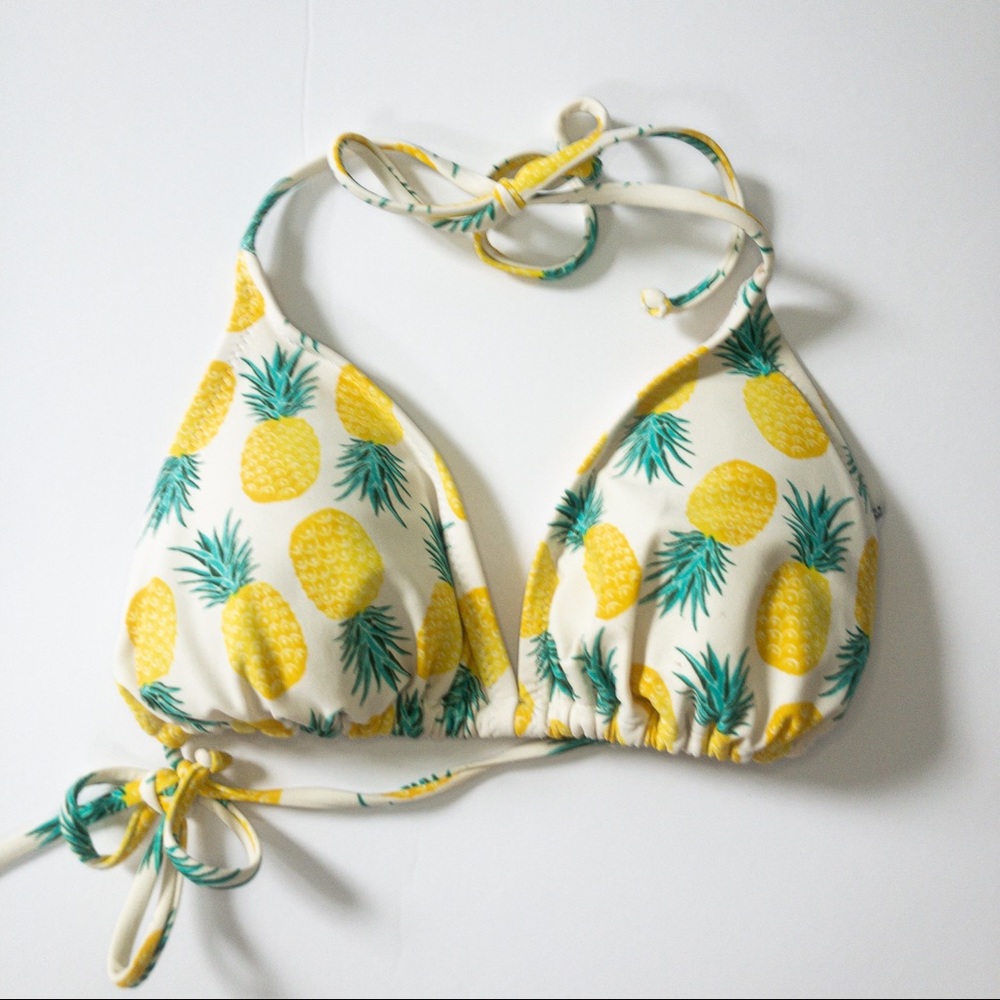 OLD NAVY PINEAPPLE BIKINI TOP